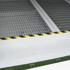 20FT X 8FT OPEN MESH FLOOR BUNDED STORE -20FT BUNDED STORAGE CONTAINER